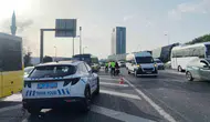 Şile Yolu trafiğinde kural tanımayan sürücülere polis engeli