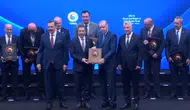 TOBB ödül töreninde Denizli iş dünyasına dikkat çeken plaket
