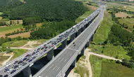 Tatilcilerin dönüş yolunda Kocaeli trafiği kilitlendi