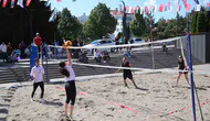 Bolu’nun merkezine plajı getirdiler