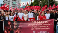 Denizli sokakları 19 Mayıs için yürüdü ve Manga ile coştu