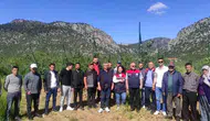 Eğirdir’de çiftçiler meyve ağacı budamayı uzmanından öğrendi