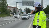 Kütahya yollarında bayram trafiği 10 kilometreyi aştı