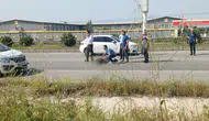 Salihli’de yolcu otobüsü yayaya çarptı