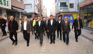 Samsun protokolü Havza’da bayramlaştı ve sel hasarını yerinde inceledi