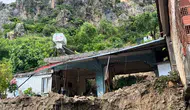 Hatay’da şiddetli yağış bir aileyi evsiz bıraktı