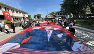 Trakya sokakları 19 Mayıs için kırmızı beyaza büründü