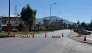 Mersin'de kritik yol çöktü trafik tamamen durdu