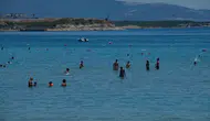 Didim sahillerinde bayram bereketi yaşanıyor