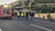 Denizli yolunda otobüs faciası 8 can kaybı var