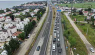 İstanbul çıkışında trafik çilesi yeniden başladı