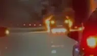Çanakkale Troya Tüneli'nde araç yangını paniği