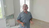 Antalya’da çatlayan binada korku dolu bekleyiş
