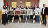 Burhaniye’de çiviler ve teller sanata dönüştü