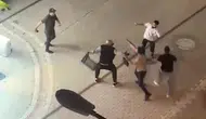 Esenyurt sokaklarında tekme tokat kavga