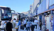 Bayram dönüşü İstanbul otogarlarında hareketli saatler