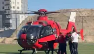 Darende'de kritik vakaya ambulans helikopter müdahalesi