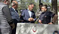 Çankırı bayram arifesinde şehitlikte bir araya geldi