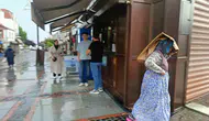 Edirne’de aniden bastıran sağanak şehri teslim aldı
