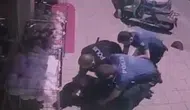 Çorlu'da iki polisi şehit eden saldırganın yakalanma anı kamerada