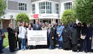 Erzurumlu kadın çiftçiler modern tarım tekniklerini öğrenmek için Erzincan’a gitti