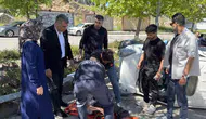 Harput yolunda devrilen araçtan yaralı çocuğu vekil kurtardı