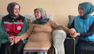 Erzurum’da yalnız yaşayan yaşlılar devletin şefkatiyle buluşuyor