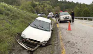 Kastamonu yolunda kaza Aile şarampole uçtu
