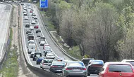 Bayram dönüşü Bolu hattında trafik kilitlendi