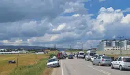 Kahta yolunda hatalı sollama kazası 3 yaralı