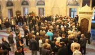 Amasya güne Sultan Bayezid Camii'nde bayram coşkusuyla başladı