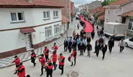 İnönü sokakları 19 Mayıs coşkusuyla kırmızı beyaza büründü