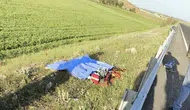 Midyat yolunda kamyon ve motosiklet çarpıştı