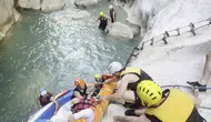 Göynük Kanyonu’nda yürüyüşe çıkan turistin ayağı kırıldı