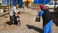 Samsun pazarında kurban bereketi ikinci güne taştı