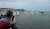 Samsun kıyılarında 19 Mayıs coşkusu denizden selamlandı