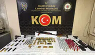 Sakarya’da silah kaçakçılığı operasyonu Evden cephanelik çıktı
