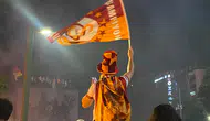 Galatasaray Ankara sokaklarını sarı kırmızıya boyadı