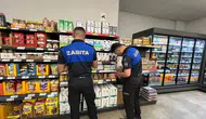 Germencik zabıtası bayram alışverişi için marketleri mercek altına aldı