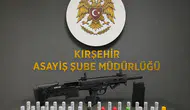 Kırşehir polisinden ruhsatsız silah operasyonu