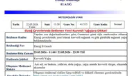 Elazığ’da hafta sonu planı yapanlar dikkat Gök gürültülü sağanak yolda