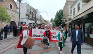 Edirne sokaklarında engelleri aşmak için farkındalık yürüyüşü