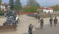 Samsun Havza'da dere taştı ilçe merkezi sular altında kaldı