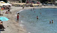 Bodrum sahillerinde bayram bereketi