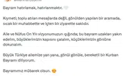 Bakan Göktaş'tan bayram mesajı Gönülden arayın
