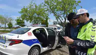 Giresun yollarında bayram öncesi havadan denetim