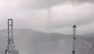 İskenderun Körfezi’nde denizden karaya ilerleyen dev hortum paniği