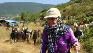 94 yaşındaki Emine Nine 90 yıldır dağların hakimi