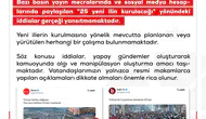 Yeni il kurulacağı iddialarına resmi kanaldan yanıt geldi