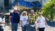 Zonguldak Ömerağzı sahilinde temizlik için bir araya geldiler